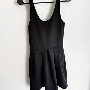 Aeropostale Black Scoop-Neck Mini Dress